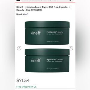 Kineff Hydracica Moist Pads 2-Pack